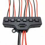 Model Railway 6 Port splitter Distribution Led Miniature Lighting System DC Lamp