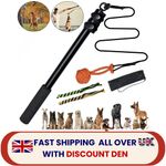Extendable Flirt Pole for Dogs Funny Interactive Dog Toy Pet Play Stick Outdoor