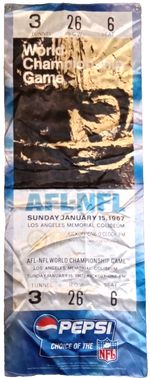 VTG 1990s Advertising Pepsi Banner AFL-NFL Championship Game 1967 New Arrival