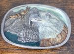 Vintage American C+J Inc. Eagle Belt Buckle 1135