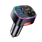 Syncwire Bluetooth 5.4 FM Transmitter Car Adapter 48W Fast Charging Hands-Free