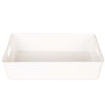 White Plastic Shallow Storage Tray