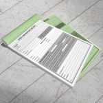 Used Car Vehicle Sales Deposit/Invoice Pad A5 Professional Trade Motor Trader