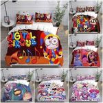 THE AMAZING DIGITAL CIRCUS 3D Bedding Set Duvet Cover Pillowcase Single Double