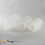 Frosted Extruded Acrylic Plastic Perspex Tube Pipe / Various Diameters