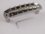 Jaguar Jazzmaster Mustang CHROME BRIDGE 9.5" Radius 52.5mm or 55mm spacing