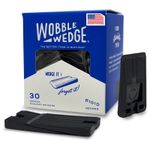 Wobble Wedges Rigid Plastic Shims, Multi-Purpose Shim for 30, Black