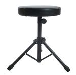 Folding Music Guitar Keyboard Drum Stool/Throne Piano Chair DOUBLE PADDED Seat