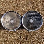 Pair Lucas King Of The Road QK596 Vintage Car Head Lamps