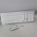 CHERRY DW 8000 Flat Wireless Computer Keyboard & Mouse Set Silver JD-0300GB 