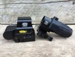 EXPS3 Holo Style Sight With G33 3X Magnifier - Black - Airsoft