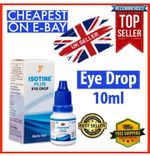  2x Eye Drops Isotine Plus 10ml Ayurvedic Eye Care Glaucoma SoreEye Clear Vision