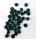 Crafting, Jewellery Making, Round, Green Gems 50g