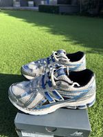 New Balance 1906R Mesh Breathable Running Trainers Silver Blue UK 7 With Box