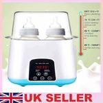 6 In 1 Electric Baby Bottle Steriliser, Steam Milk Warmer Sterilizer with Tongs