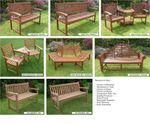 Garden Bench & Companion Sets - Choice of FSC ® Hardwood and FLEGT Teak Benches