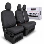 FORD TRANSIT CUSTOM & VW TRANSPORTER T7 SEAT COVERS 2024+ TAILORED WATERPROOF 