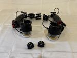 Underwater Strobes SEA&SEA YS-D1 Complete With Floats, Arms And Fiber Optic Cabl