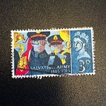 Great Britain QEII 3d Salvation Army used handstamped stamp No. 901