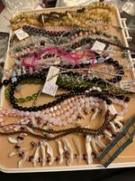 Jewellery Making Lot: Bead Strands, Seed Beads, Findings, Boards & Boxes