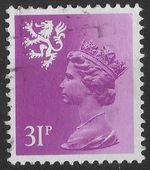 GB Scotland 1985 31p Machin SG551A Perf 14 Type II Fine Used Cat£180