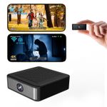 UCOCARE Mini No Wifi Security Camera, WiFi/AP Hotspot/Offline Available Black