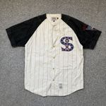 Vintage Collectible Cooperstown Collection MLB Chicago White Sox Jersey Medium