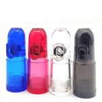 Acrylic Nasal Snuff Bottle Bullet Head Snuff Portable Tobacco Tool for Smoker