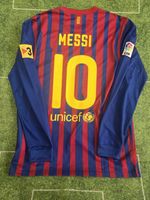 Nike Barcelona Messi #10 2011/12 Long Sleeve Football Shirt - Medium