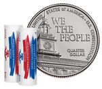 Semiquincentennial Quarters 2026 Rolls and Bags - U.S. Constitution - 2 Roll Set