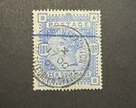 GB 1883 Queen Victoria 10s Ultramarine SG183 VFU Fine Southampton CDS Cancel