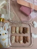 Bambi Handmade Press On Nails Medium Almond
