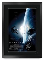 Gravity Sandra Bullock Gift Idea Printed Poster Framed Picture for Movie Fans