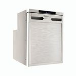 Alpicool 50 Litre 12/24v - Silver Campervan Fridge Freezer with LG Compressor