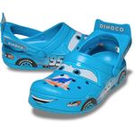 Crocs Disney Pixar Cars Lightning McQueen Dinoco Clog Blue UK 9