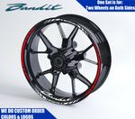 Suzuki BANDIT Wheel Decals Rim Stickers GSX GSF GSR 1250 1200 400 650 GSX600F