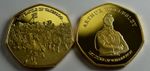 DUKE of WELLINGTON, BATTLE OF WATERLOO Collectors Album/Token/Medal 24ct Gold