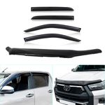 For Toyota Hilux MK9 2021-2025 Bonnet Guard Protector Wind Deflector Body Kit UK