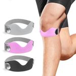 Patella Knee Strap Adjustable Silicone Knee Support Sports Running Knee Brace