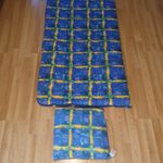 Slumbalux Vtg Single Sleeping Bag Pillow Retro Camp Festival Glasto / Upcycling