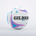 Gilbert Netball ATP Training Ball White / Purple - Free P&P