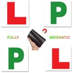 Full Magnetic L & P Plates Exterior Car Bike Secure Safe Learner Driving Vehicle