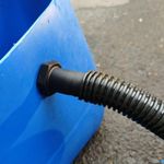 Water Butt Hose Pipe Black Corrugated Extension Overflow Tube Flexible Connector