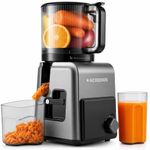 3-in-1 Slow Masticating Cold Press Juicer Machines, 6.5" Mega Chute, Whole Fruit