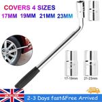 Extendable Wheel Brace Wrench Telescopic 17 19 21 23MM Car Van Socket Tyre Nut