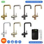 3 in 1 Instant Hot Cold Boiling Water Kitchen Tap Filter Tank Twin Lever