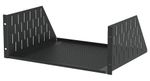 4U Black Vented Rack Shelf - 368mm Deep - R1194/4UVK