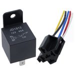 4/5 Pin 40A Car Relay Waterproof 12V/24V Auto Relay Normally Open