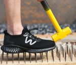 SAFETY SHOES WORK TRAINER COMPOSITE PLASTIC TOE CAP SHOES LIGHTWEIGHT MENS WOMEN