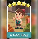 1 x A real boy! 5⭐ sticker Monopoli_Go! - Top Seller  ( FAST SENDING) 